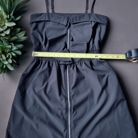 3/$40 Sale! Level 33 Seamless Collection of Toronto Front Ruffle & Zipper Dress - Picture 8 of 10